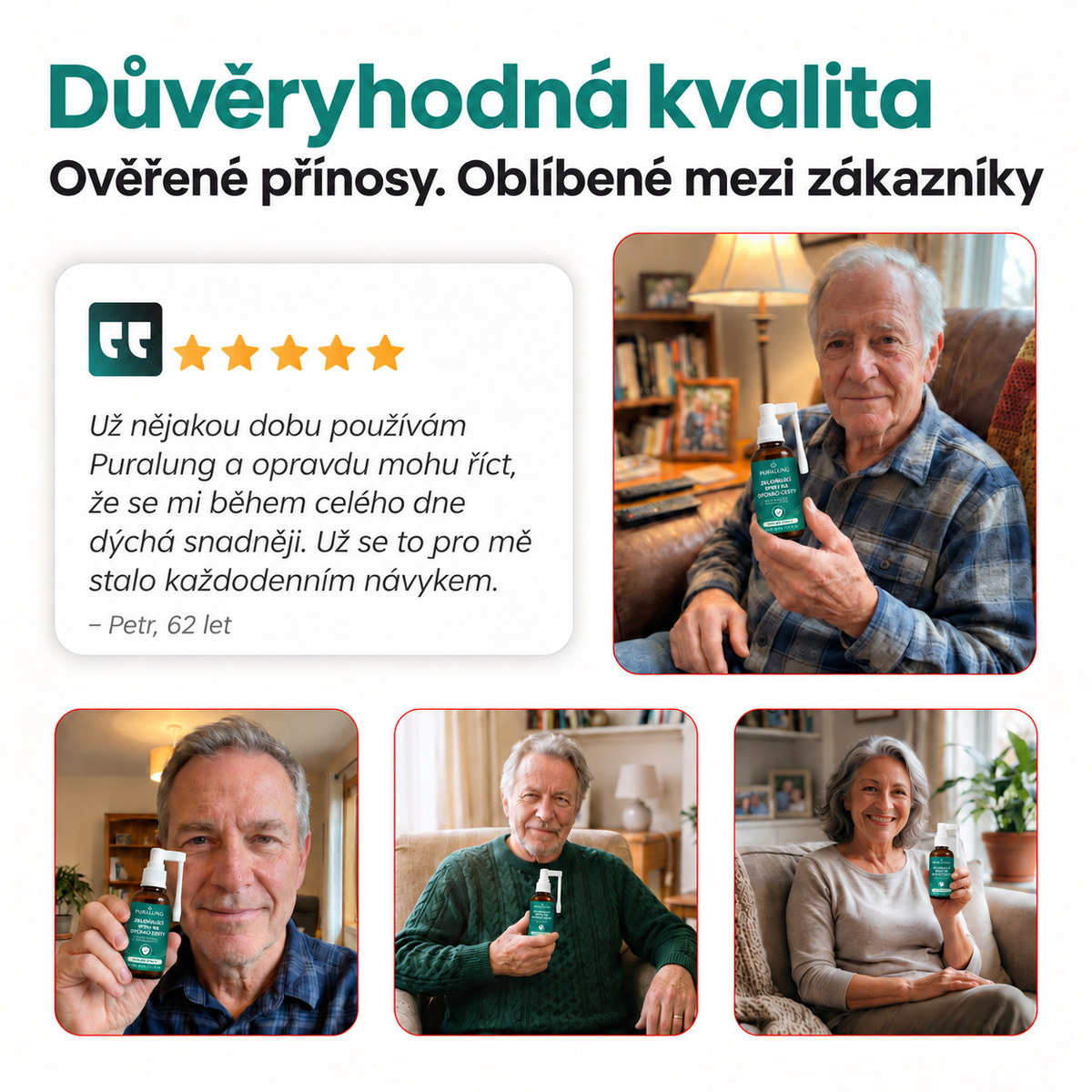 Puralung - sprej pro pohodlné dýchání